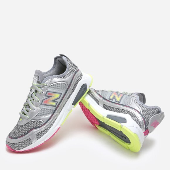 New Balance X-Racer Silver Metalic/Lemon WSXRCHKA Womens Size 7.5 Athletic Shoes - Picture 1 of 11